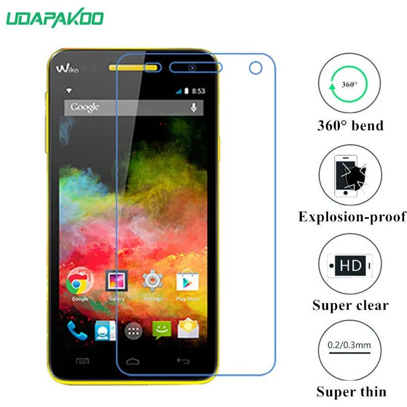 Udapakoo прозрачная закаленная (мягкое стекло) пленка для Wiko Rainbow 4G Nano