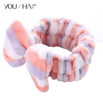 

YOUSHA Bow Hair Bands Elastic Headband Women Hair Accessories Headband Beauty Tool for Cleansing Face Remove Makeup Facial Mask