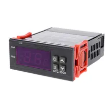 STC-1000, цифровой ЖК-дисплей, регулятор температуры, термостат, реле, 110 В, 220 В, Отопление, охлаждение, сельскохозяйственное устройство, датчик для инкубатора