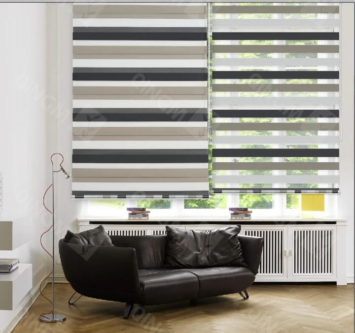 New Pattern Home Decor Zebra Blinds Double Layer Roller New Pattern Home Decor Zebra Blinds Double Layer Roller Curtains For Windows Venetian In Shades Shutters From Garden On
