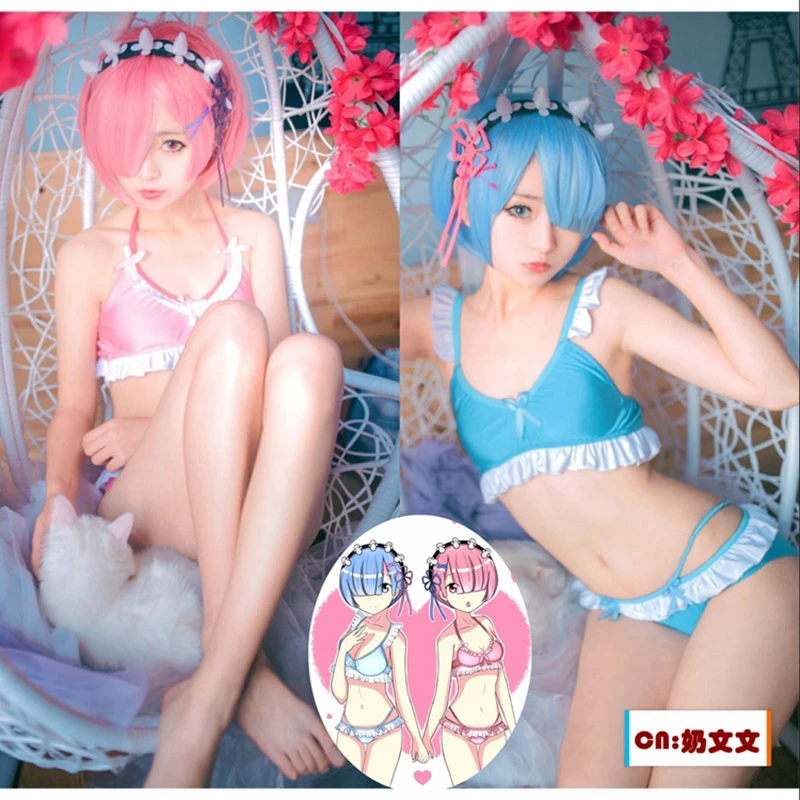 レム ラメ再 別の世界での生活からゼロセクシーなランジェリー水着下着ロリータかわいいメイドロリータ下着 Anime Costumes Aliexpress レム ラメ再 別の世界での生活からゼロセクシーなランジェリー水着下着ロリータかわいいメイドロリータ下着 Anime Costumes Aliexpress