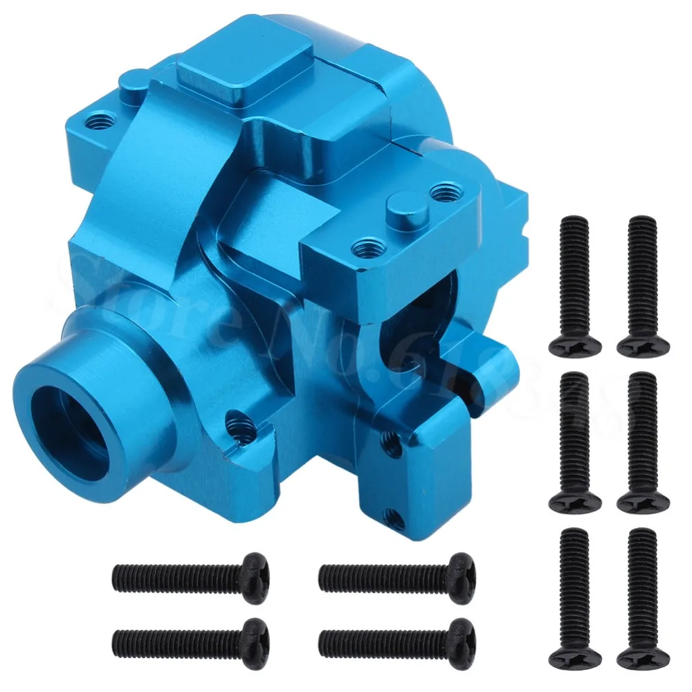 02051 Differential Gear Box Alloy Blue for HSP 94123 1/10 RC Trucks 102075 