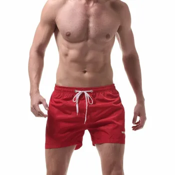 

Men Casual Shorts Breathable Simple High Elastic Waist Skin-friendly Shorts for Summer XRQ88