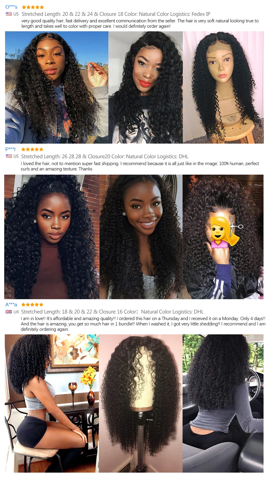 bundles with lace closure