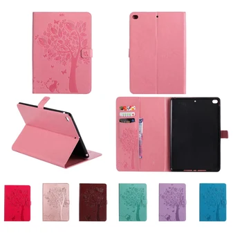 

Cat and tree PU Leather Smart Cover For Apple Ipad 6 Case For Ipad 5 ipad Air 9.7'Tablet cover With Magnetic Auto Wake Up Sleep