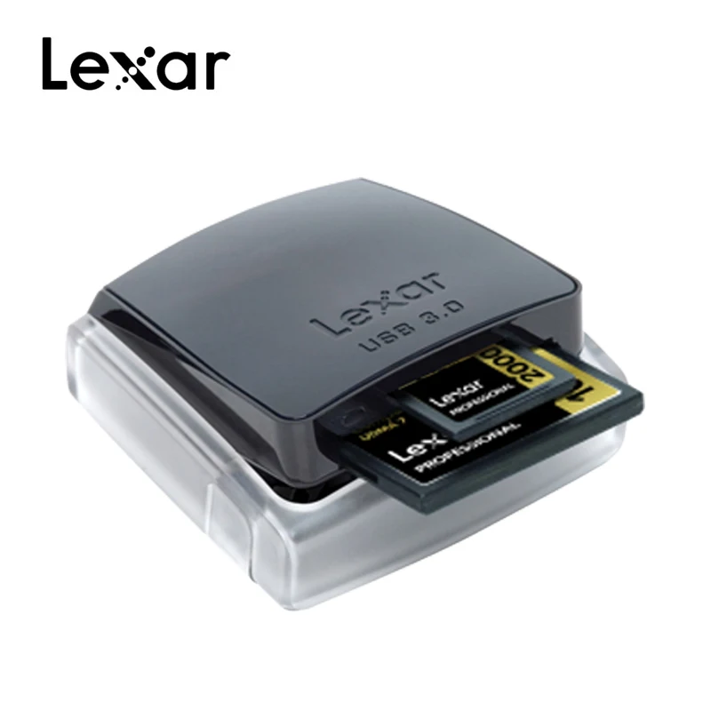 

Lexar External card reader high speed Professional USB 3.0 CompactFlash SDXC/SDHC Dual-Slot Reader up to 500MB/s