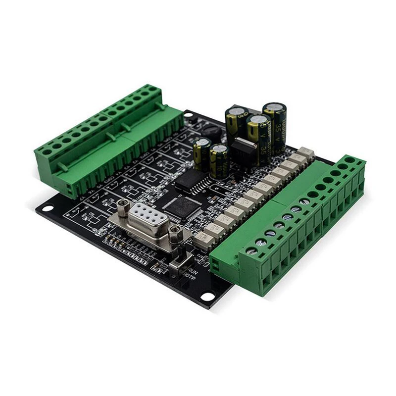 FX1N-20MT DC 24V PLC Industrial Control Board High Speed Machine Motor Controller 12 points Input 8 points Output with case
