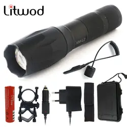 Llitwod Z30 светодиодный фонарик факел CREE XM-L2 U3 XM-L T6 портативный свет батарея 18650 тактический фонарик для охоты фонарь