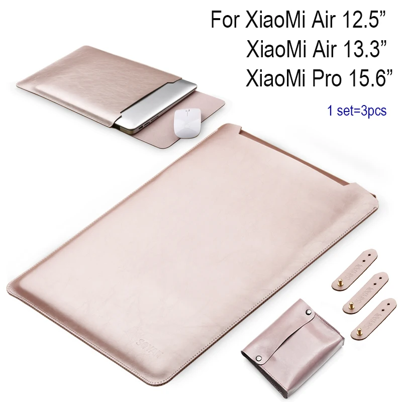 Mi crofiber кожаный чехол для ноутбука сумка Xiaomi mi Air 12 5 &quot13 3 дюймов ноутбук компьютер