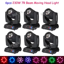 230W Beam 7R Moving Head Light Spot Beam Wash 7R Moving Head Light Ship Frpm US Warehouse 6pcs