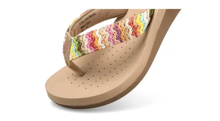wedge flip flops Ladies