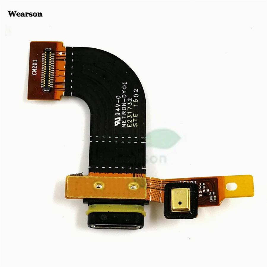 Для Sony Xperia M5 e5603 e5606 e5653 E5663 USB порт плата для зарядки гибкий кабель с микрофоном