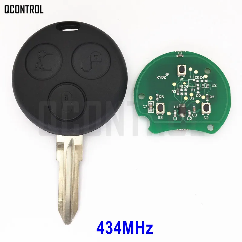 QCONTROL Remote Car Key for Mercedes-Benz Smart Fortwo 1998-2006 Forfour Roadster City Coupe Crossblade Cabrio QCONTROL Remote Car Key for Mercedes-Benz Smart Fortwo 1998-2006 Forfour Roadster City Coupe Crossblade Cabrio