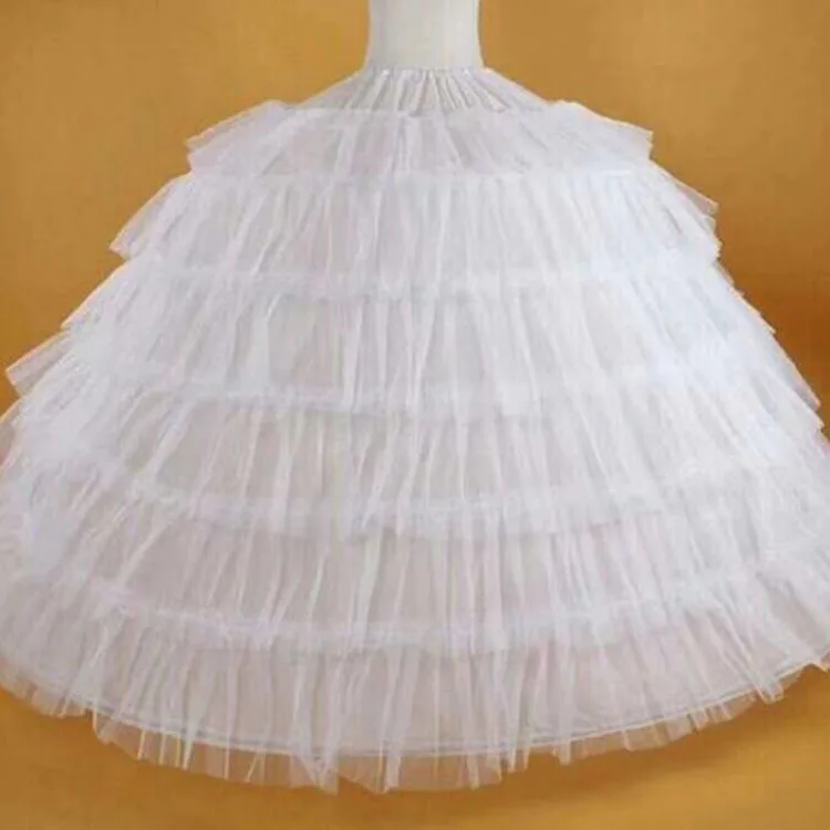 JaneVini Новый бальное платье 6 обруч Нижняя юбка для свадебное обруч Лолита Свадебные кринолиновый подъюбник для женщин Свадебные аксессуары