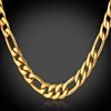 1 piece 8-30 Inches Gold Figaro Chain Necklace 3-7.5MM Stainless Steel Figaro Link Chain for Men Women ► Photo 2/6