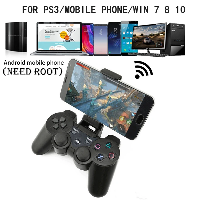 Controller For PS3 / PC /Android Mobile Phone, Wireless Bluetooth Gamepad For SONY Playstation 3 Dualshock Game Console Joystick Controller For PS3 / PC /Android Mobile Phone, Wireless Bluetooth Gamepad For SONY Playstation 3 Dualshock Game Console Joystick