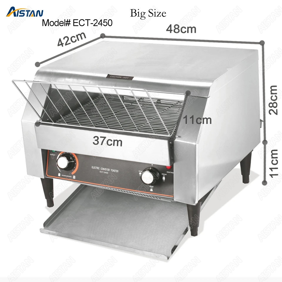 ECT2450 коммерческий Электрический конвейер булочка хлеб для пицци и печенья тостер печь машина для пищевой техники