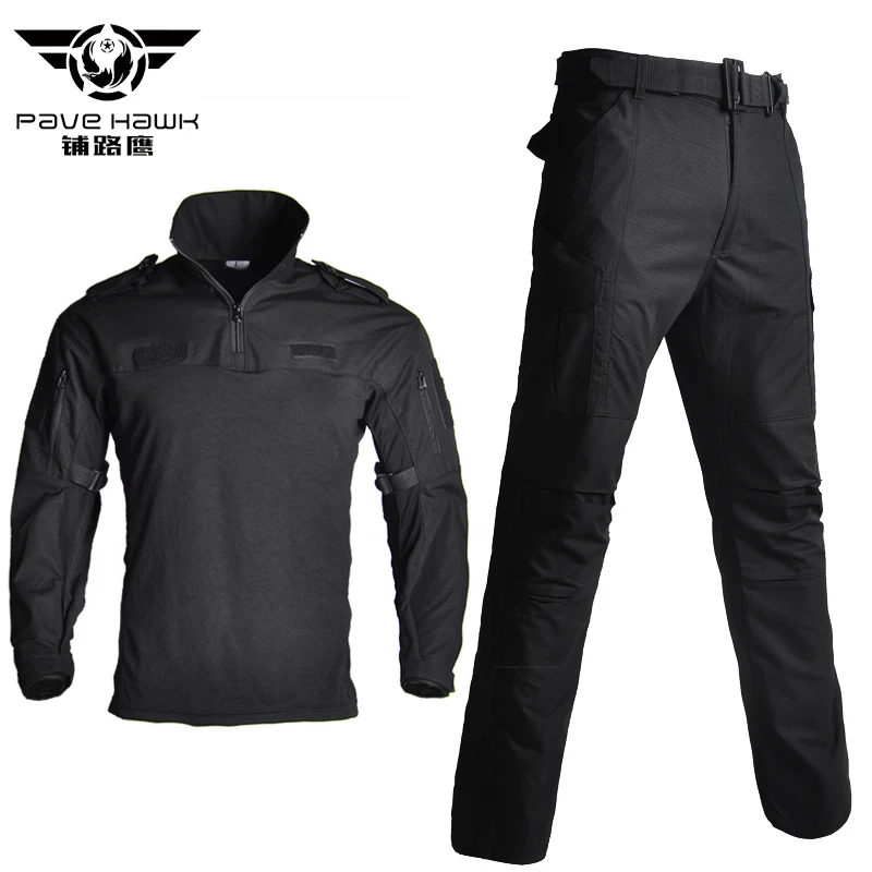 

Men's Sets Cotton Military Uniform Shirt Men Army Pants Airsoft Paintball Tactical Shirts Suit Camo Training Clothes Men's Pant