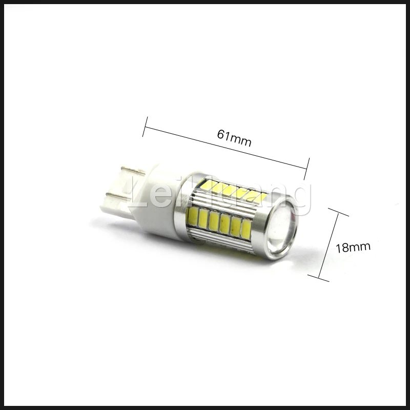 2xcar led T20 7443 W21/5W 5630 5730 smd Автомобильные стоп сигналы противотуманная лампа фонарь