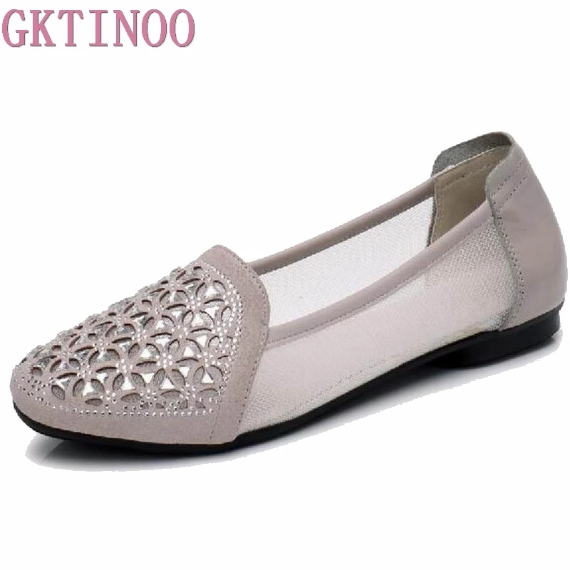 cut out flat shoes