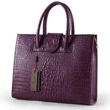 2016 für Crocodile frauen aus echtem leder handtasche schulter handtasche der frauen business aktentasche tasche große kapazität bag