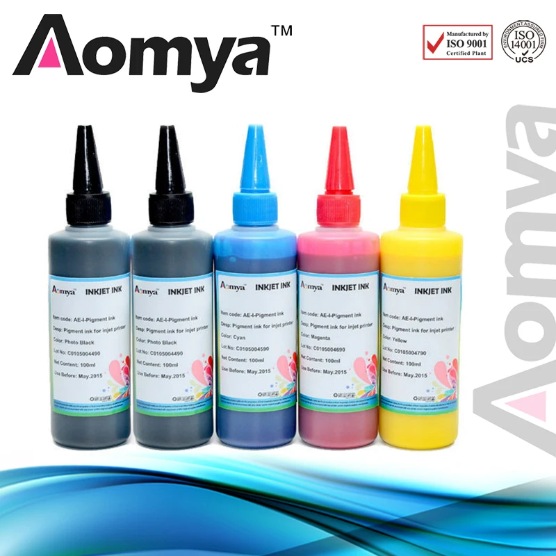 

[5C*100mL] Pigment Ink for Canon iPF510 iPF610 iPF710 iPF605 iPF720 iPF500 iPF700 iPF600 iPF655 iPF650 iPF755 iPF750 Waterproof