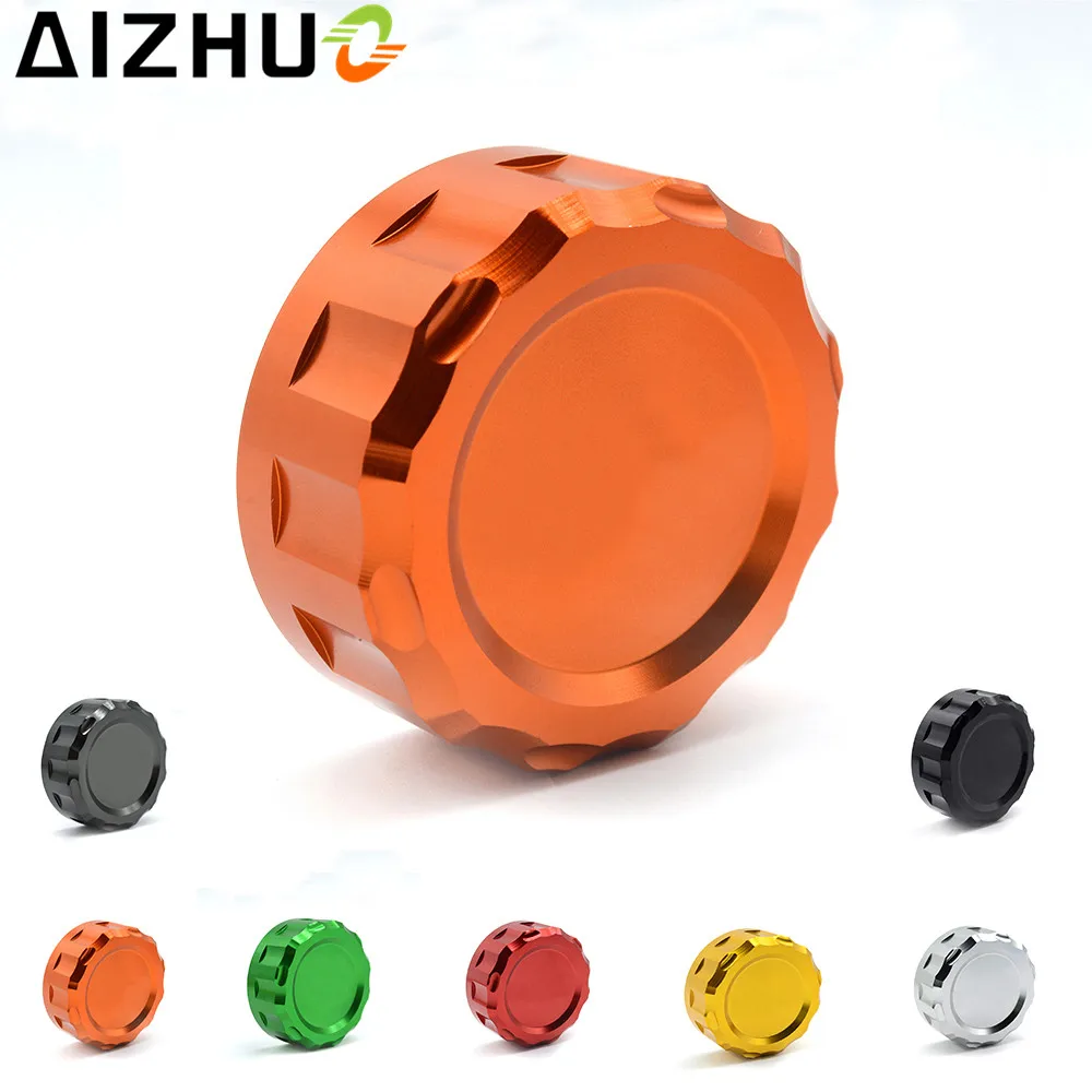 

AIZHUO For KTM 1190 RC8 RC8R KTM 990 motorcycle CNC Aluminum Alloy Rear Brack Cylinder Fluid Reservoir Cover with 8 Color