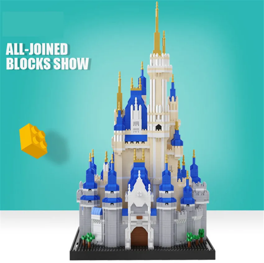 5500 + Balody Алмазные Кирпичи 3D международно известная архитектура блоки Минни Микки