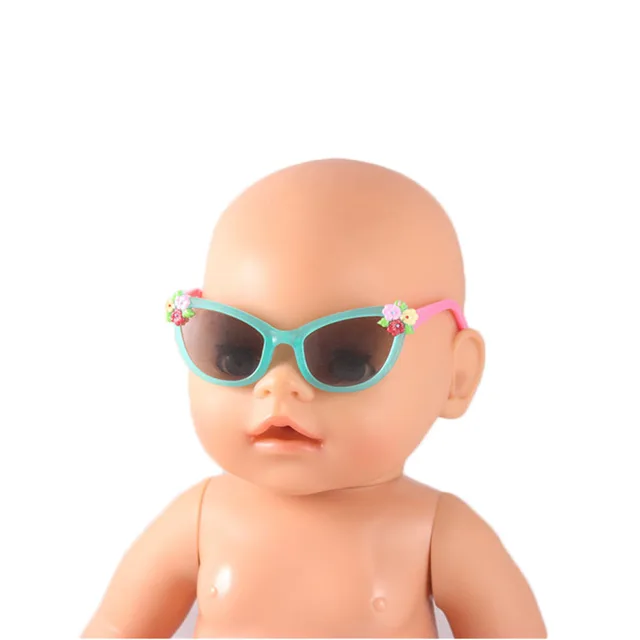 4 color glasses doll clothes Wear fit 43cm Baby Born zapf, Children