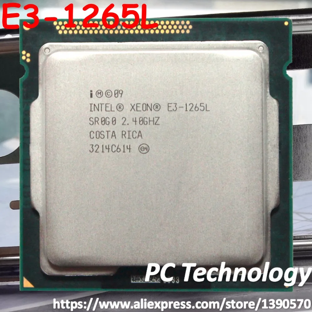 Оригинальный четырёхъядерный процессор Intel XEON 2 4 ГГц 8 Мб E3 1265L LGA1155 Бесплатная