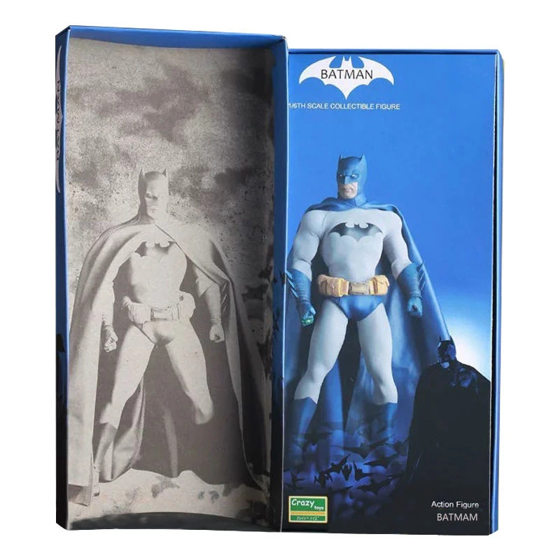 

DC Comic The Dark Knight Armored Batman Blue&Black Action Figure Collectible Model Toys for Children Gift with original box