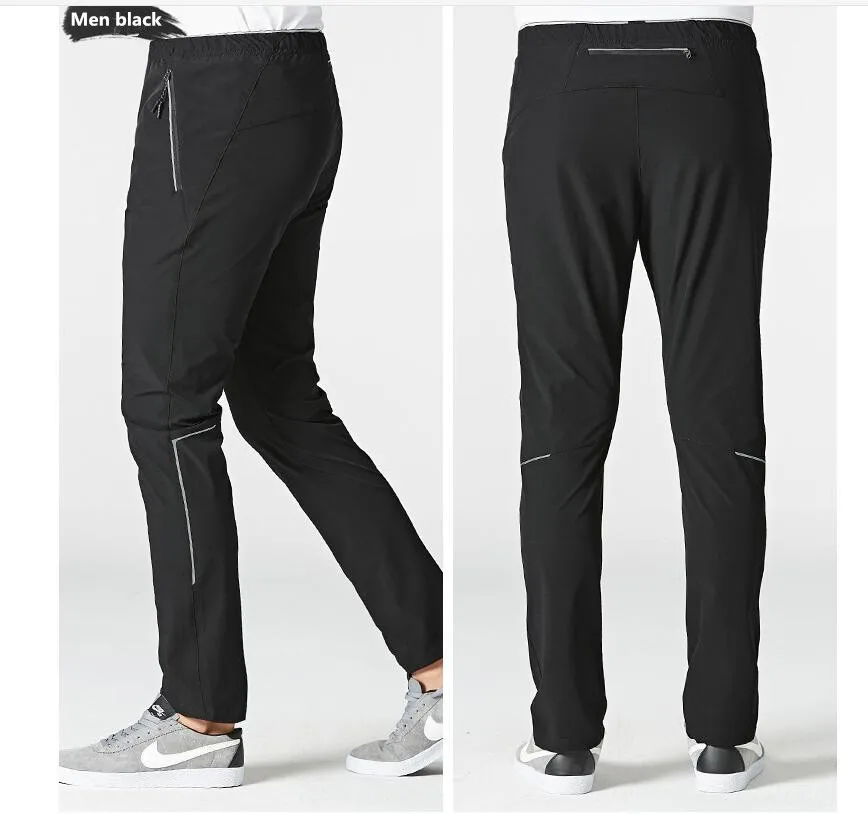 Hombres de secado rápido pantalones sección delgada Primavera Verano al aire libre senderismo escalada senderismo más tamaño elástico pantalones respirables L-6XL