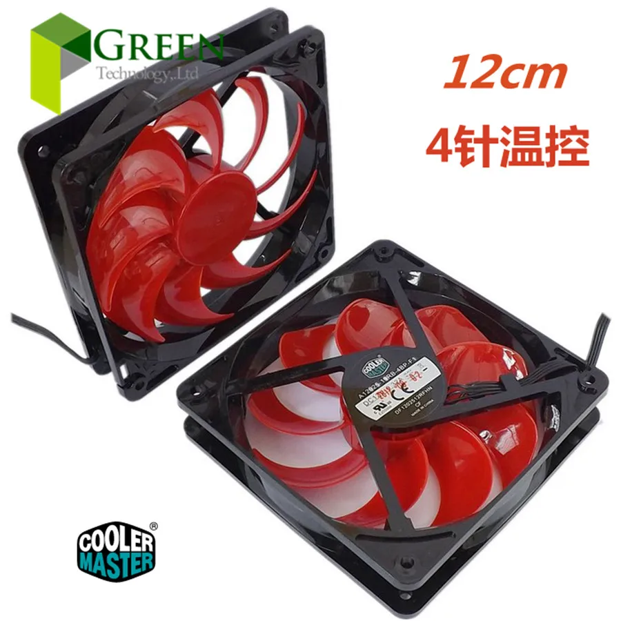 

The original Cooler Master 12025 120MM 12cm Computer case CPU Cooling fan 12V 0.32A fan with PWM 4pin