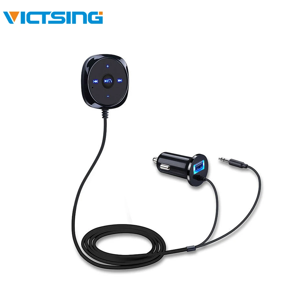VicTsing беспроводной Bluetooth гарнитура автомобильный комплект MP3 плеер Колонка