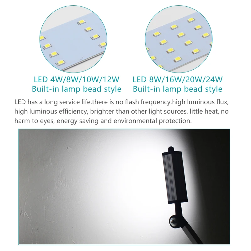  Industrial led Lights Sewing Machine Led lamp 40w 12v 24v 220v High bay Workshop lathe garage light - 32964797115
