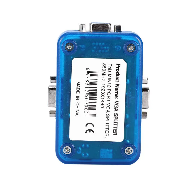 MT-VIKI VGA Video Splitter Distributor 1 input to 2 Output support widescreen LCD Monitors MT-3502-A MT-VIKI VGA Video Splitter Distributor 1 input to 2 Output support widescreen LCD Monitors MT-3502-A