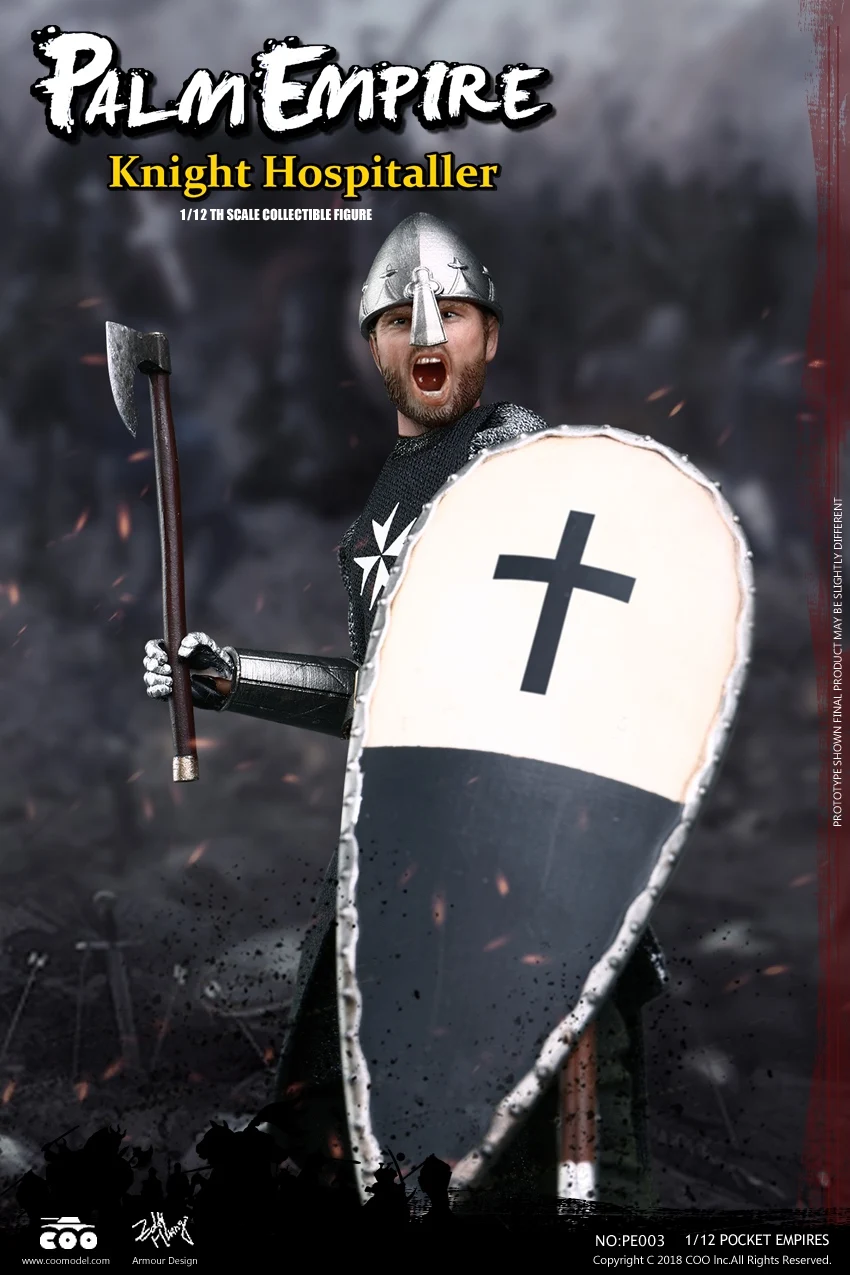 

COOMODEL PE003 POCKET EMPIRES Warrior HOSPITALLER KNIGHT 1/12 Figure