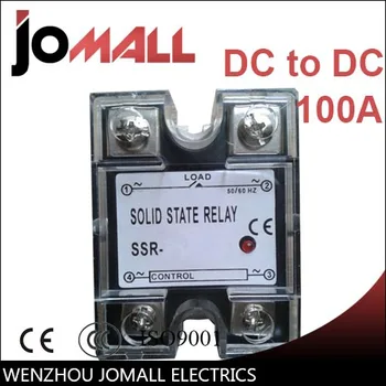 

SSR -100DD-H DC control DC SSR Single phase Solid state relay