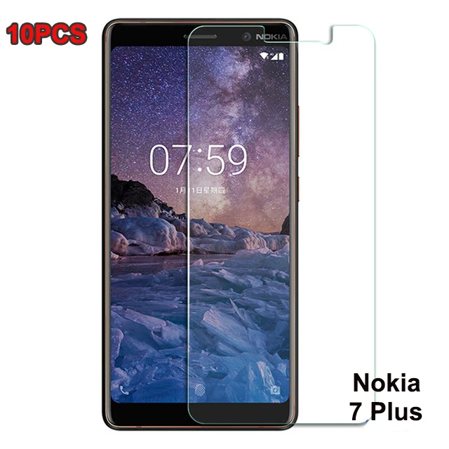 10PCS For Nokia 7 Plus Tempered Glass Nokia 7 Plus Glass For Nokia 7plus Screen Protector 9h Hardness Protective Tempered Glass 10PCS For Nokia 7 Plus Tempered Glass Nokia 7 Plus Glass For Nokia 7plus Screen Protector 9h Hardness Protective Tempered Glass