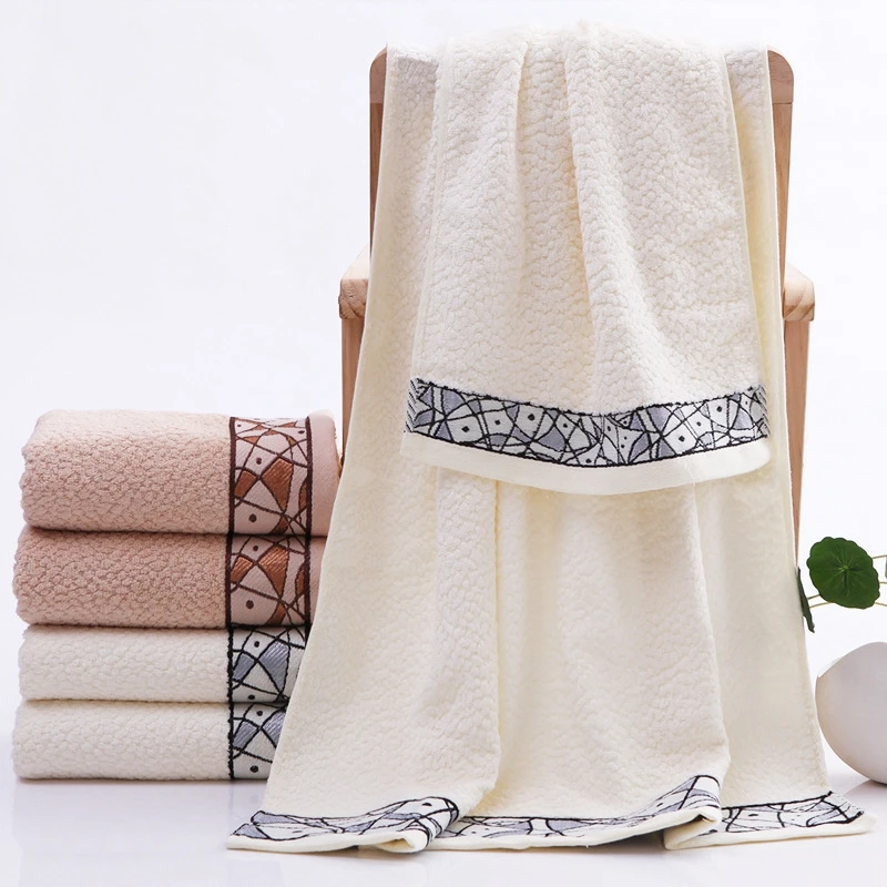 Buy Geometric Abstract Pattern Bath Towels High