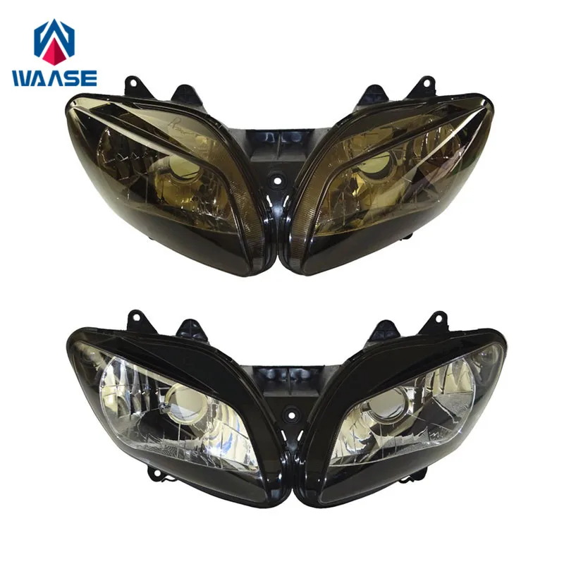 

waase Motorcycle Front Headlight Headlamp Head Light Lamp Assembly For Yamaha YZF R1 2002 2003