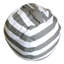 New Creative Modern Storage Stuffed Animal Storage Bean Bag Chair Portable Kids Clothes Toy Storage Bags