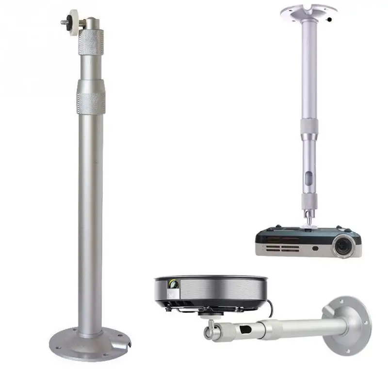

Projector Mount Wall Support Ceiling Bracket 20-40cm Projector Hanger Holder Aluminum Projection Mount Accessories Rotatable #05