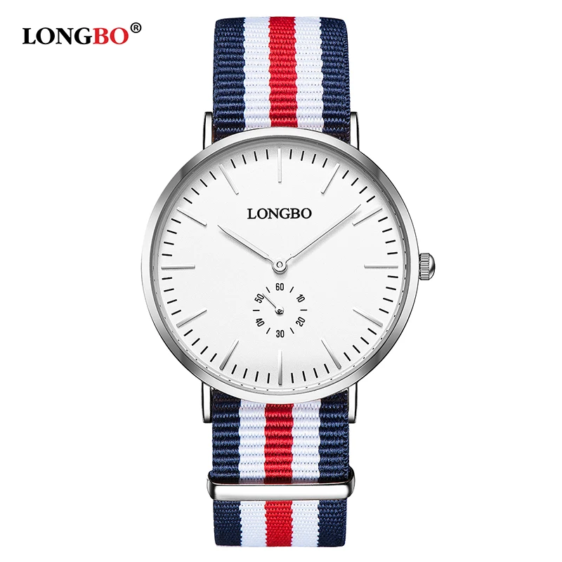 

Fashion Longbo Brand Women Luxury Casual Analog Wrist Watches Nato Nylon Watchbandgirl Geneva Quartz Clock Gift Ladies Clocks