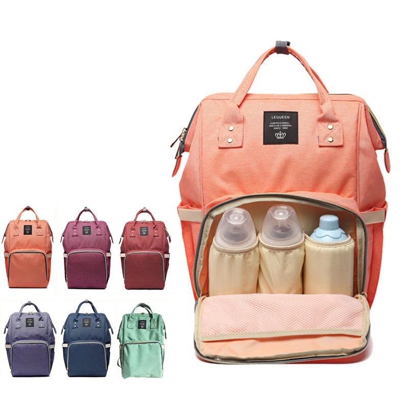 Fashion Mummy Maternity Nappy Bag Brand Large Capacity font b Baby b font Bag Travel Backpack