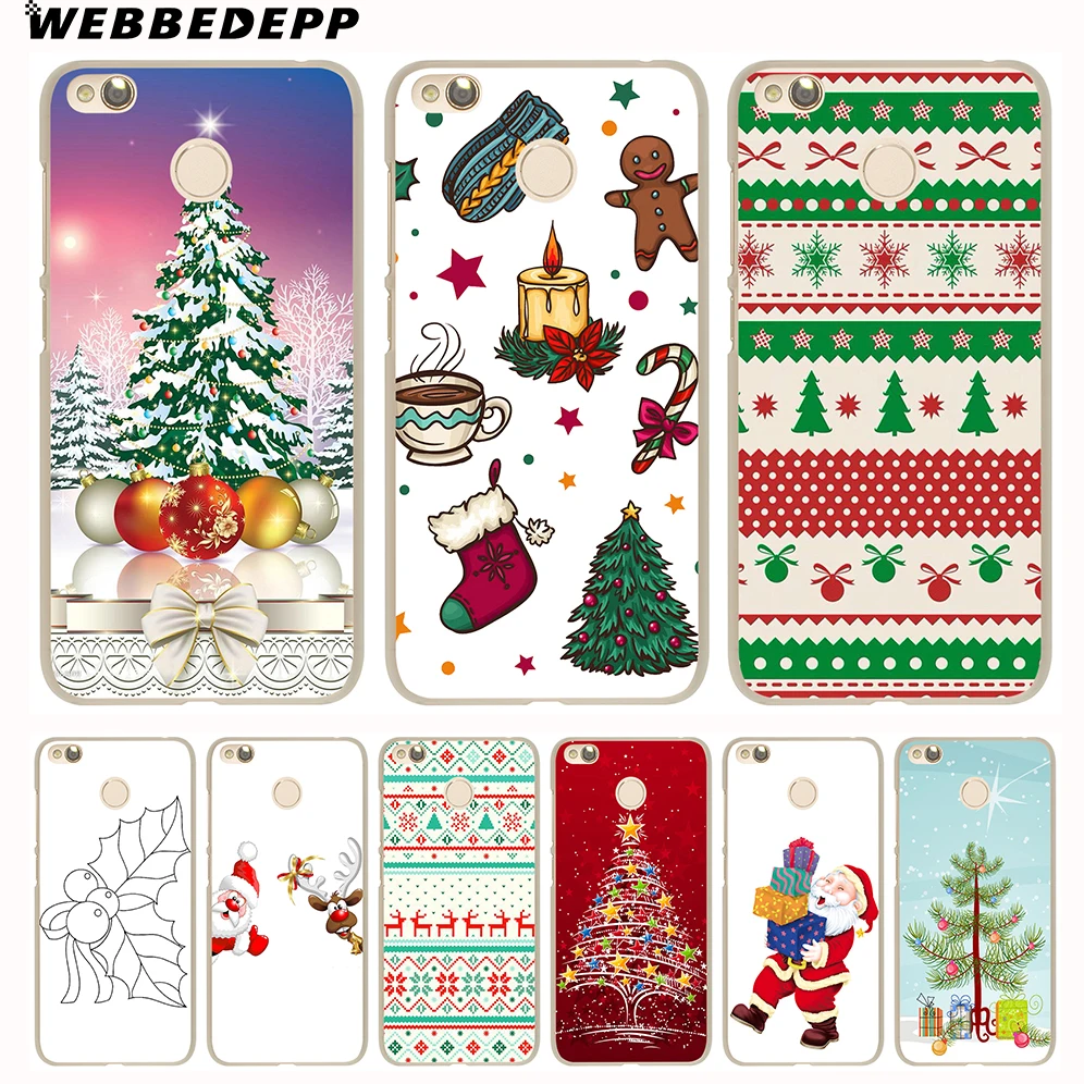 

WEBBEDEPP Christmas Gift Santa Claus Tree Phone Case for Xiaomi Redmi 4X 4A 5A 5 Plus 6 Pro 6A S2 7 Note 5 6 7 8 Pro 4X Go Cover