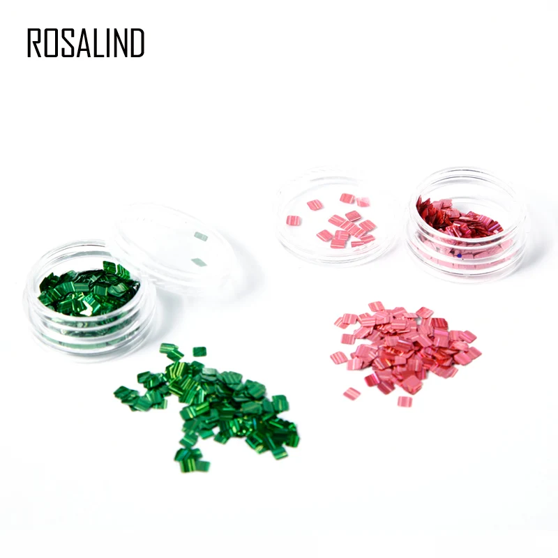 ROSALIND 3D Nail Art Красочные Стразы 12 цветов украшения для ногтей 3D маникюрные колеса для DIY ногтей красота