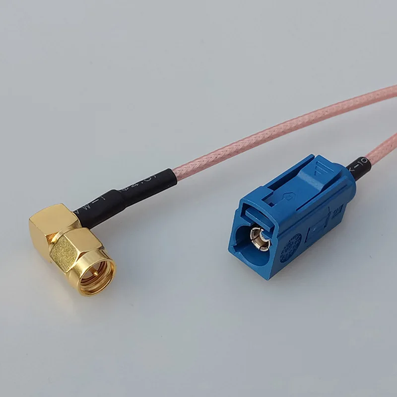 

GPS Navi extension cable & adapter Fakra C female switch SMA male right angle pigtail RF cable RG316 15cm wholesale cable