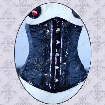 

Sexy Gothic Black Corset Underbust For Waist Slimming