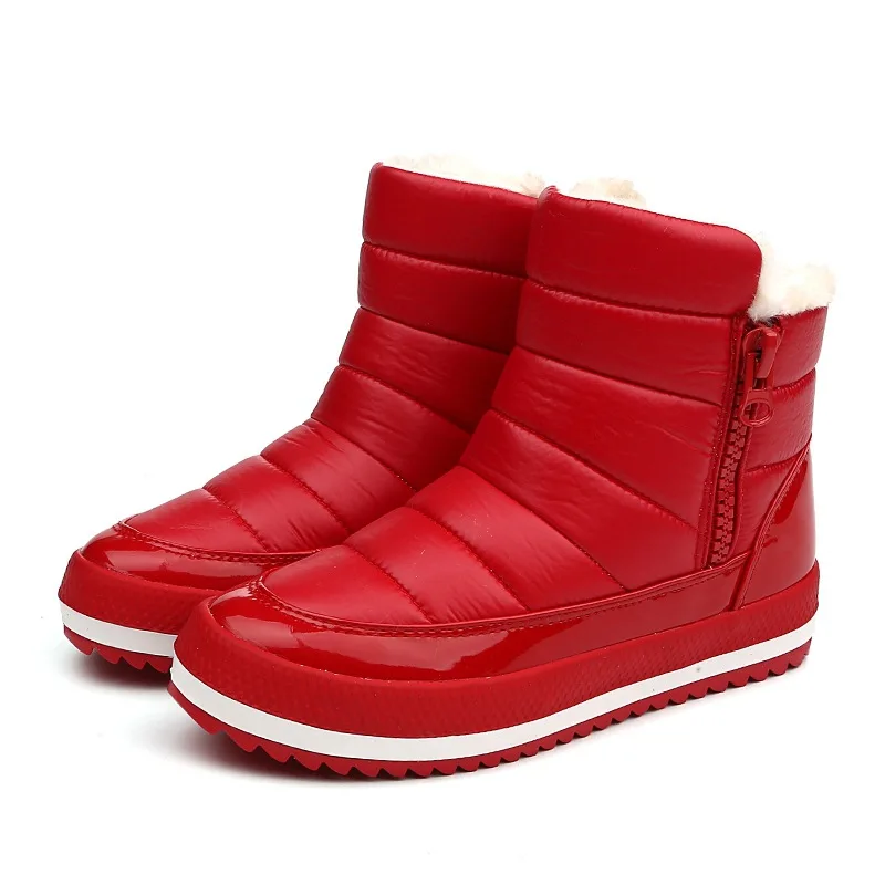 Fisdyrax/женские ботинки Botas Mujer 2018 женская зимняя обувь теплые зимние ботильоны из